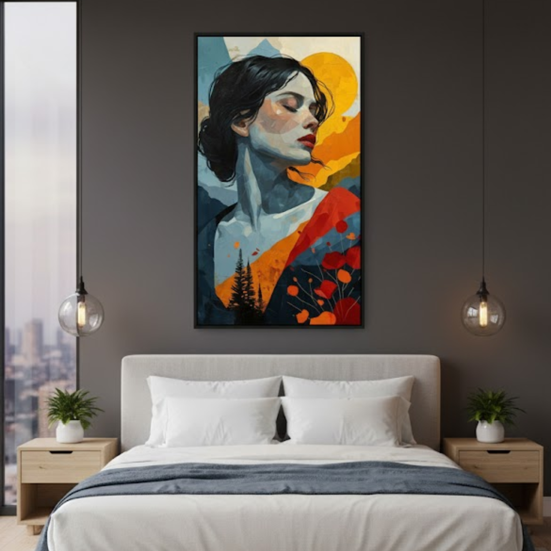 Golden Majesty- Digital Wall Painting