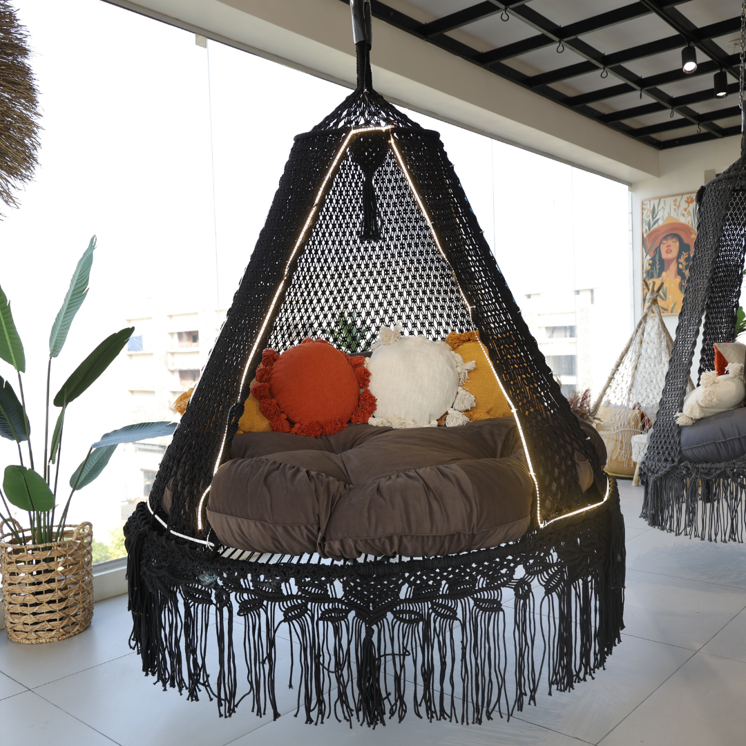 Cloudy Macrame Heavenly Swing (Copy) - Bare Boho Living