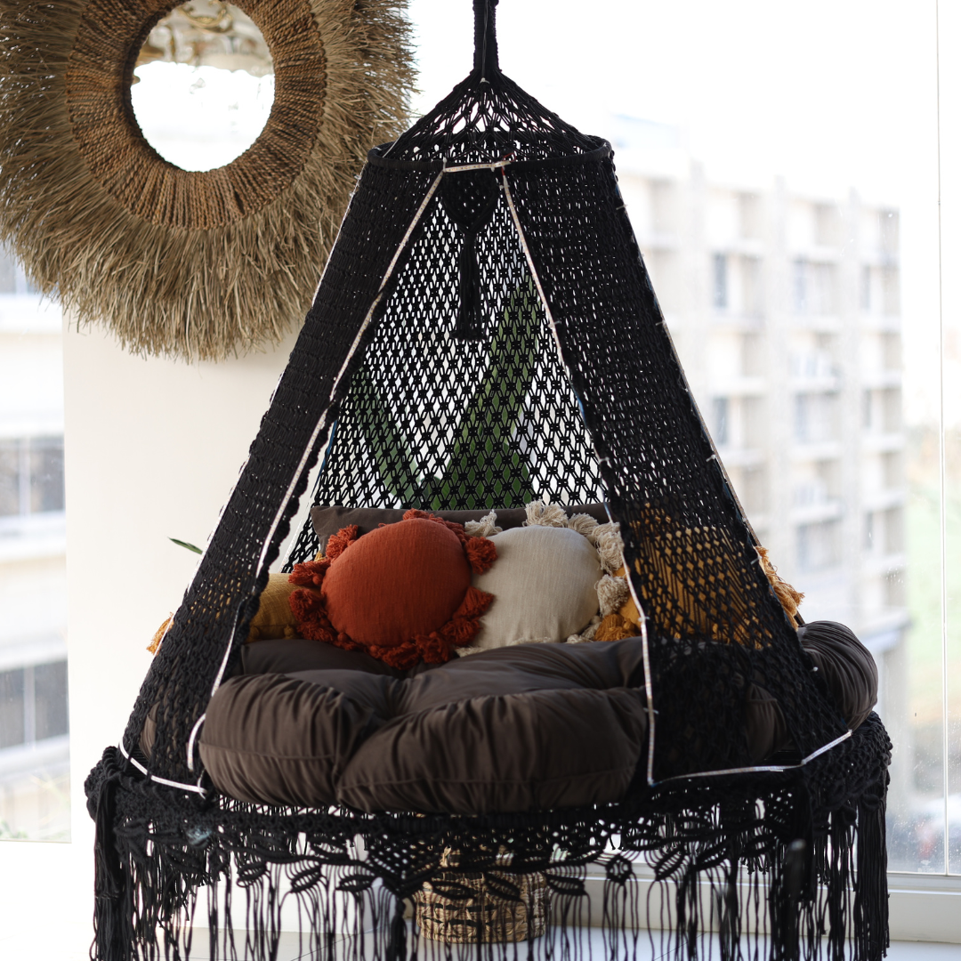 Cloudy Macrame Heavenly Swing (Copy) - Bare Boho Living