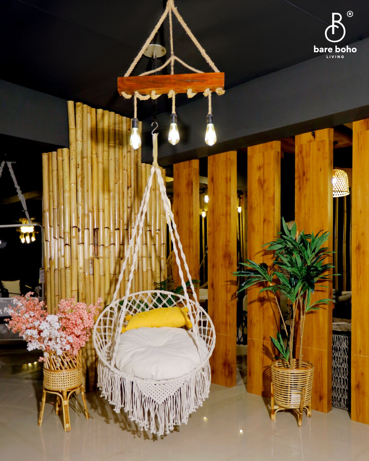 Cloudy Macrame Heavenly Swing - Bare Boho Living