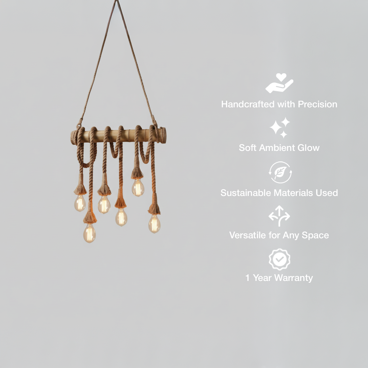 Coastal Tide Rope Chandelier