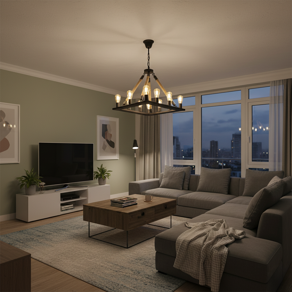 Haven Light Linear Chandelier