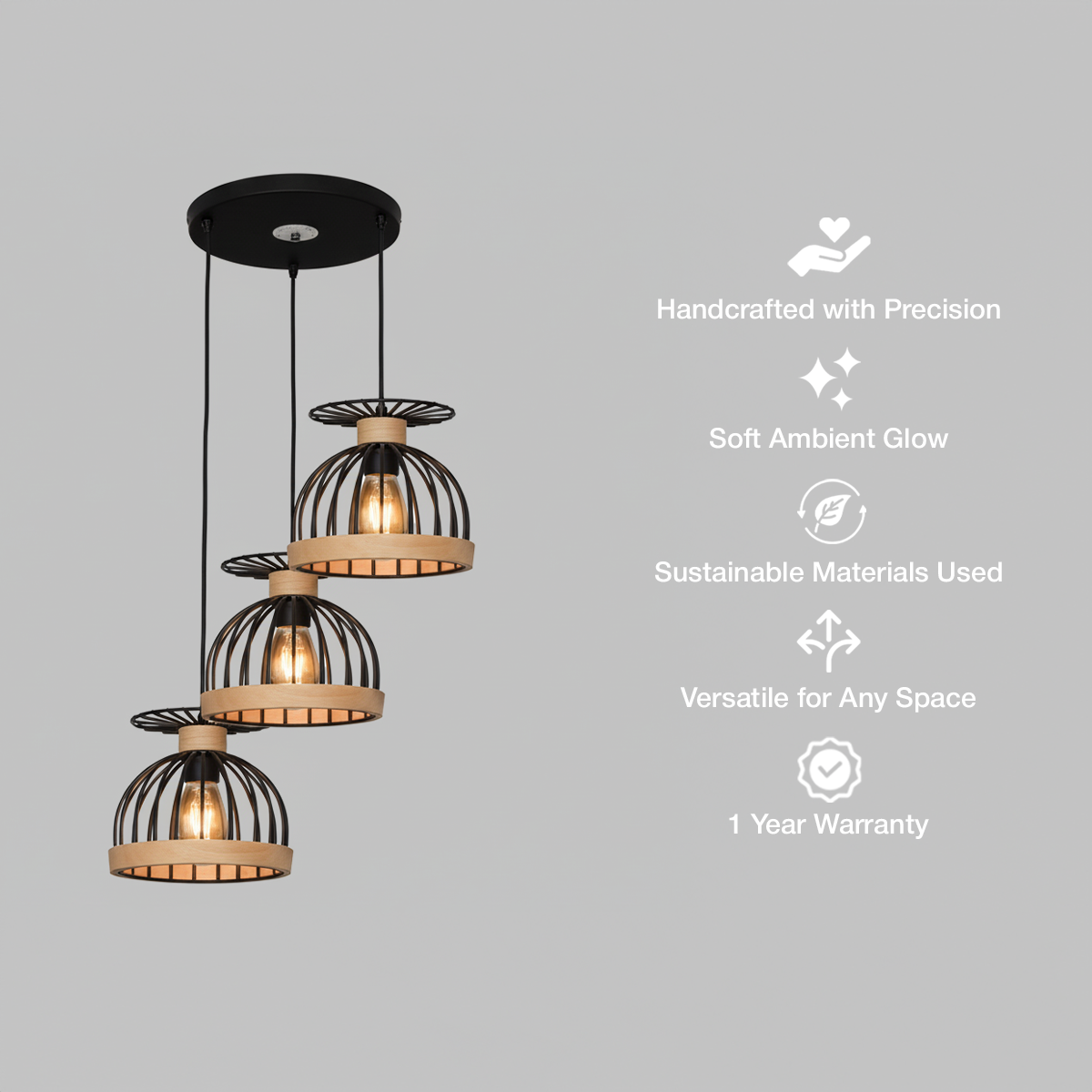 Aiden Cage Cluster Chandelier