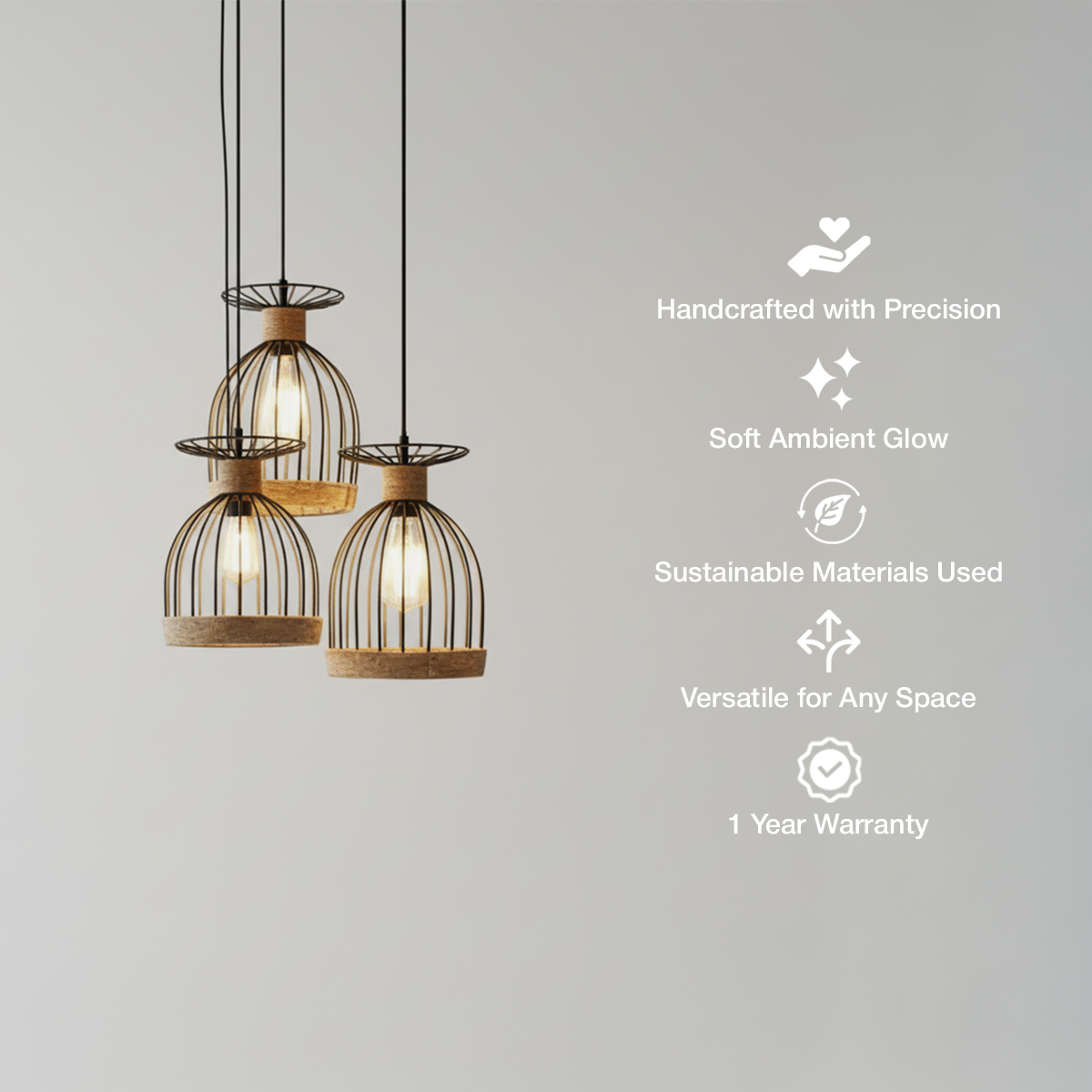 Aiden Cage Cluster Chandelier