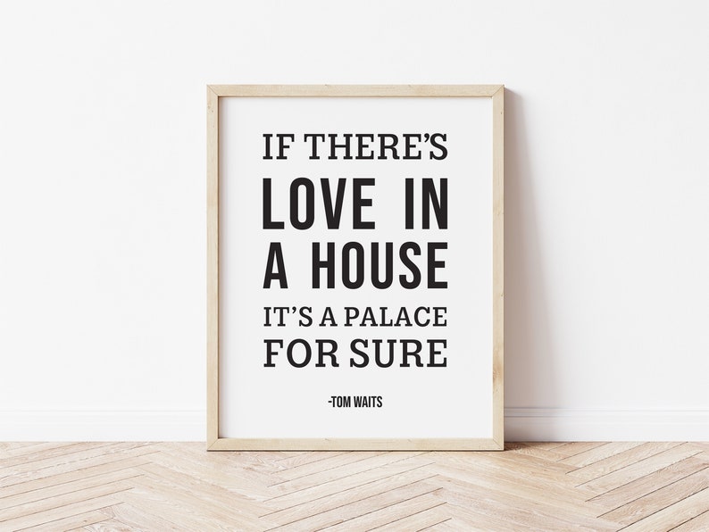 Home Love Digital Art Poster