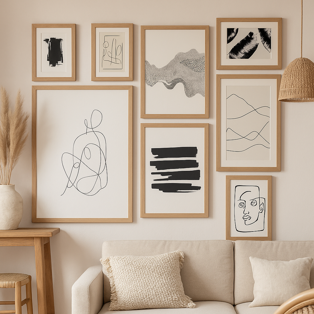 Best Boho Living Natural Wooden Frame Furniture Wall Decor Table Decor Decor Furniture Bare Boho Living