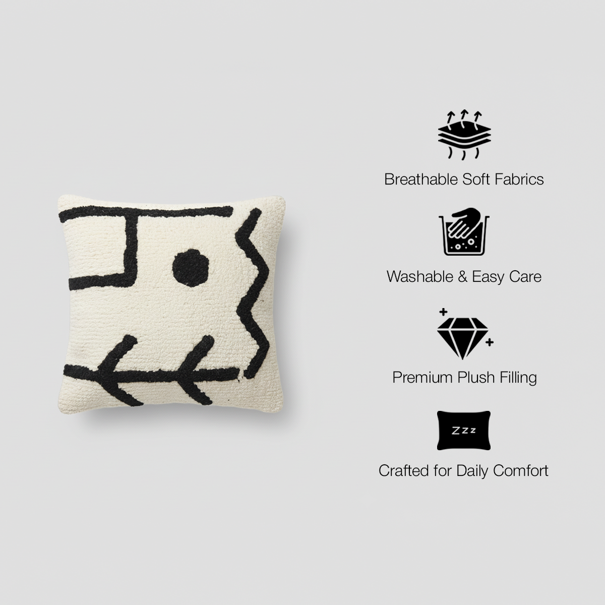 Artisan Linea Textured Throw Cushion