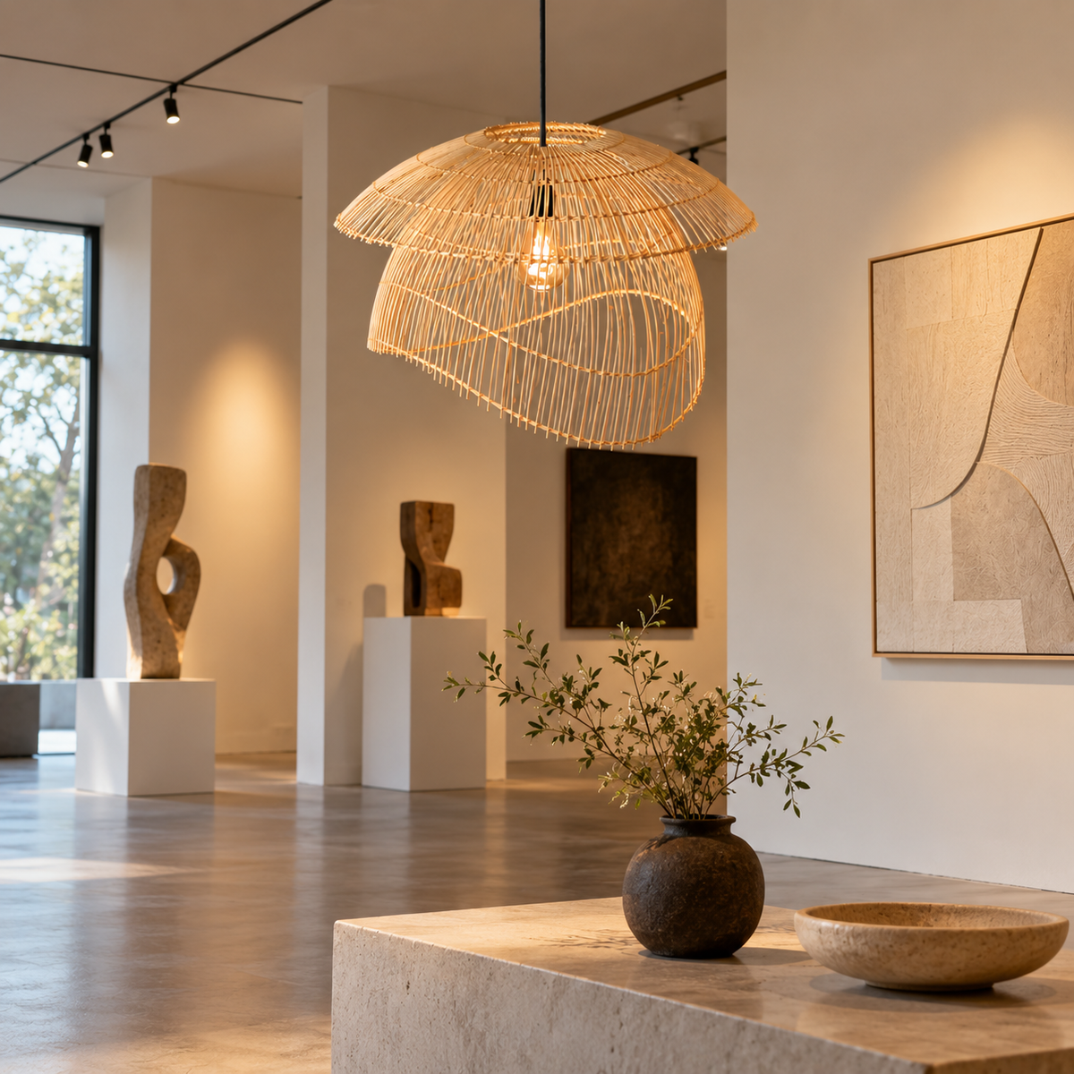 Serene Bamboo Lamp