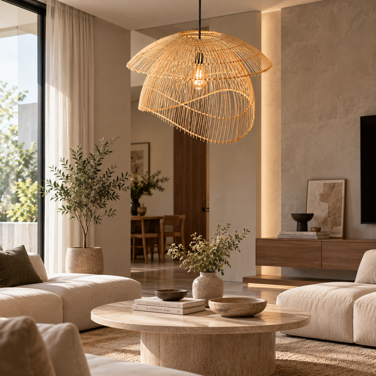 Serene Bamboo Lamp