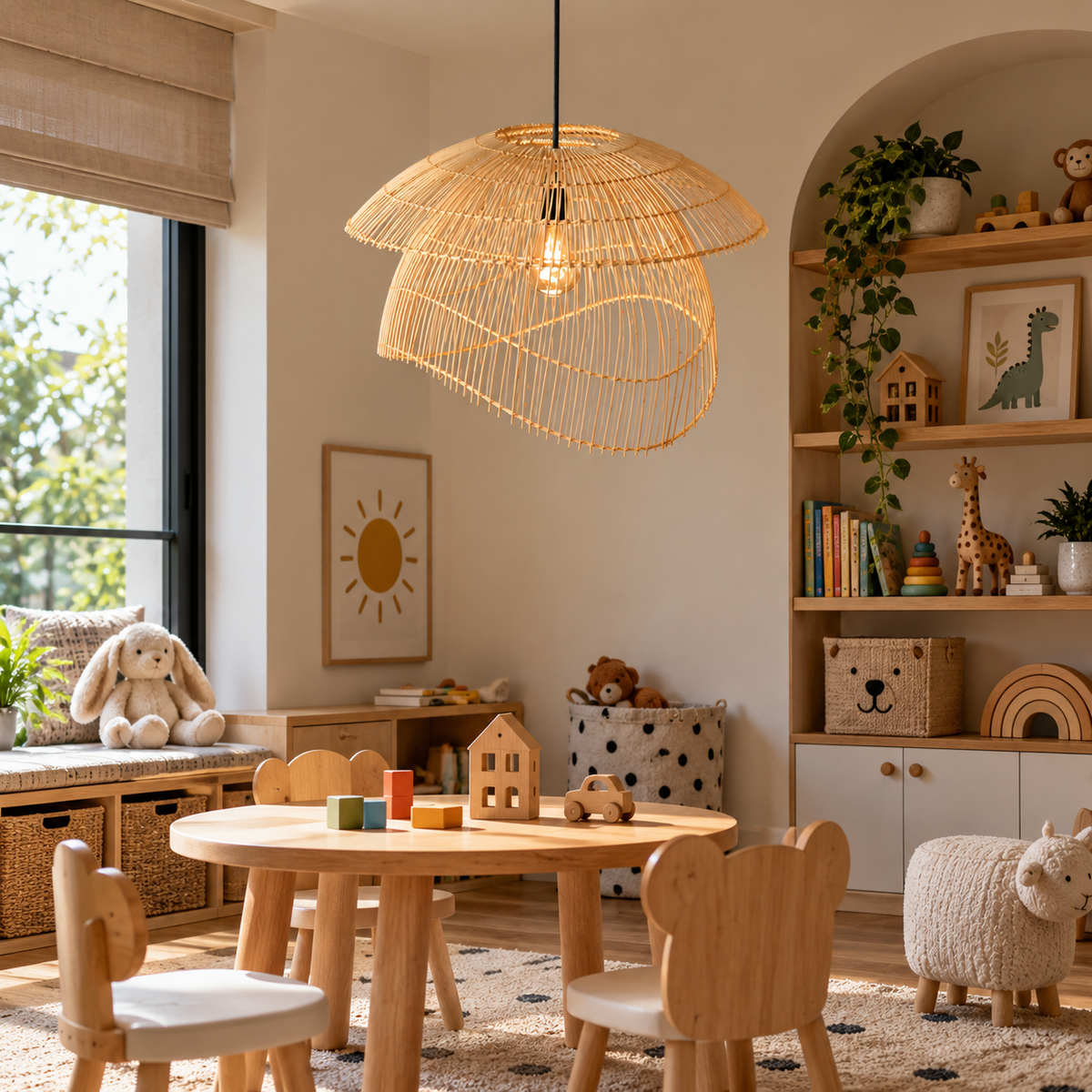 Serene Bamboo Lamp