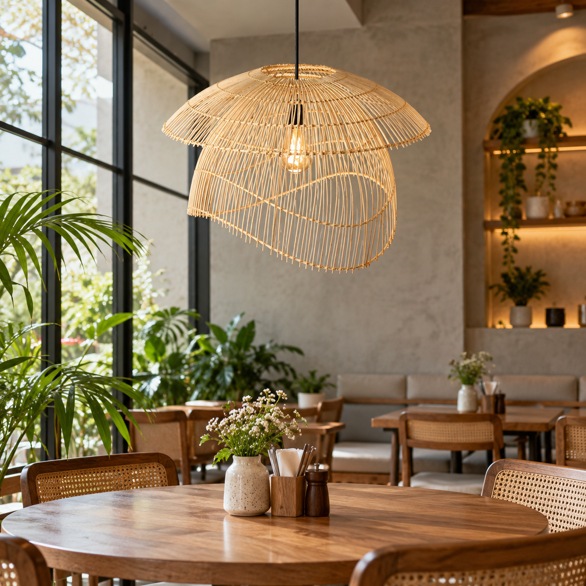 Serene Bamboo Lamp