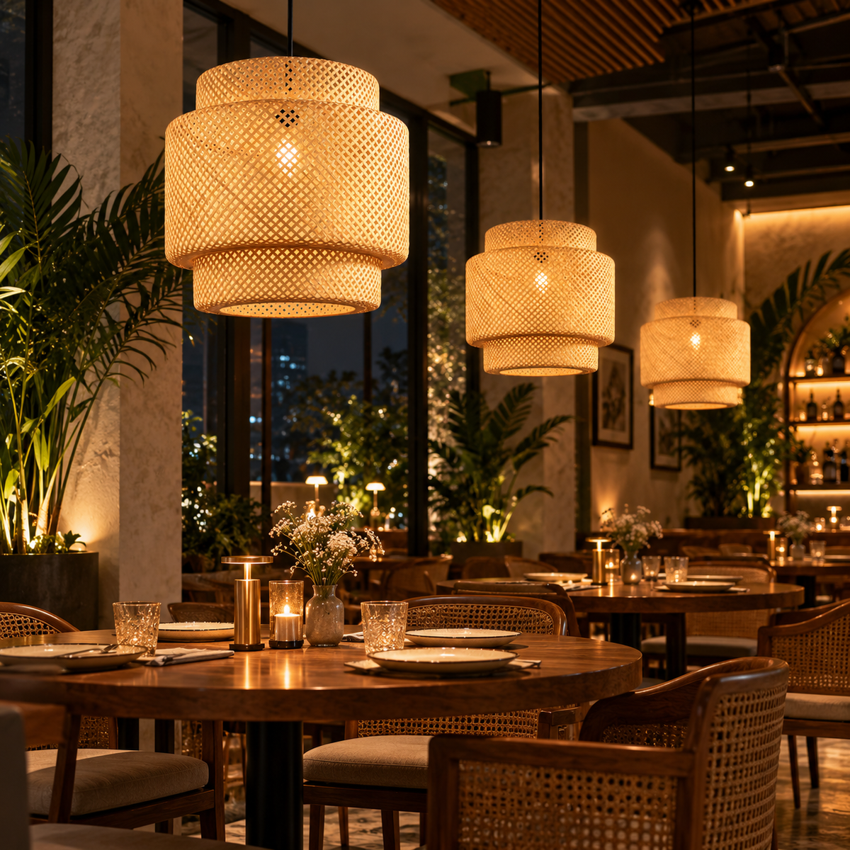 Tranquil Bamboo Lamp