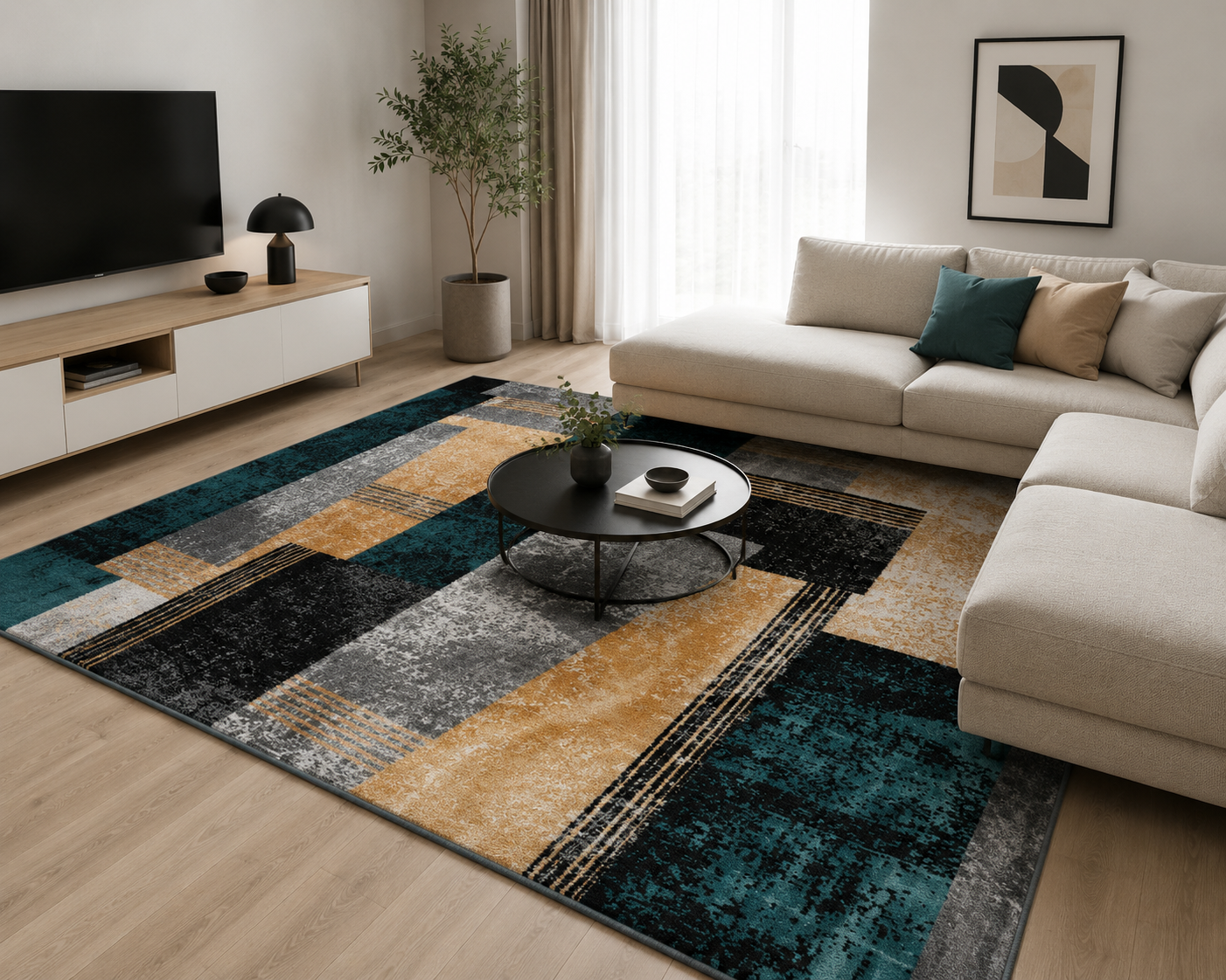 Solara Block Rug