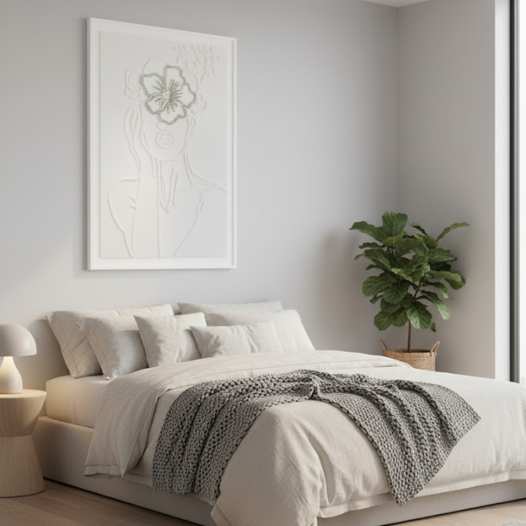 Lyria Handmade 3D Textured Wall Painting