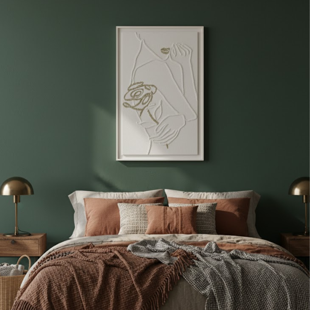 Arlo Minimalist Handmade 3D Textured Wall Painting