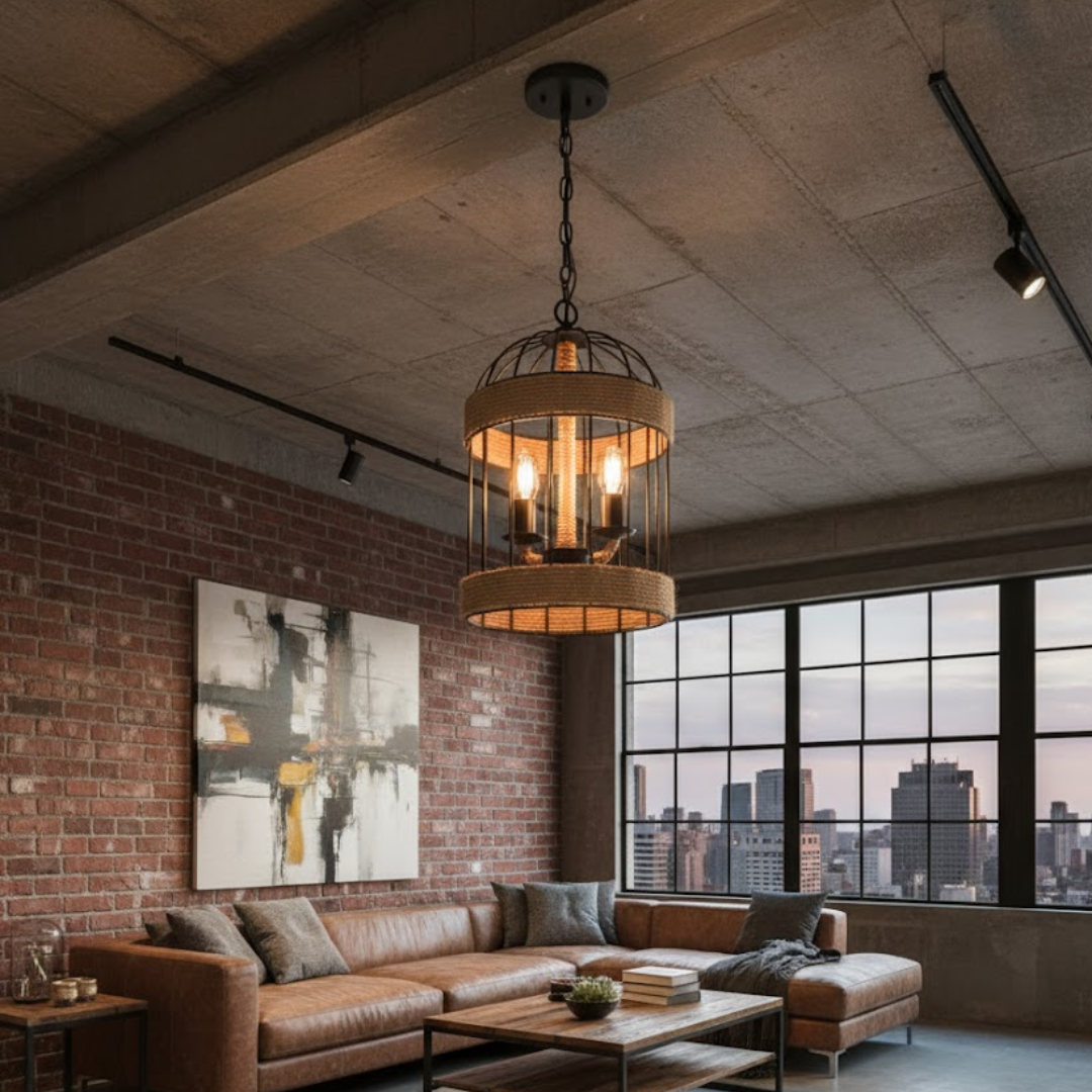 Willow Haven Birdcage Chandelier