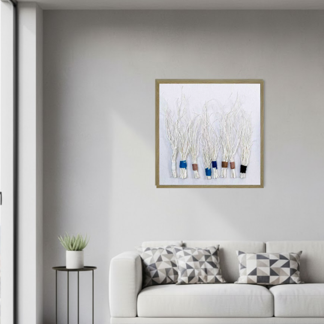 Elysian Layers Handmade 3D Textured Wall Painting