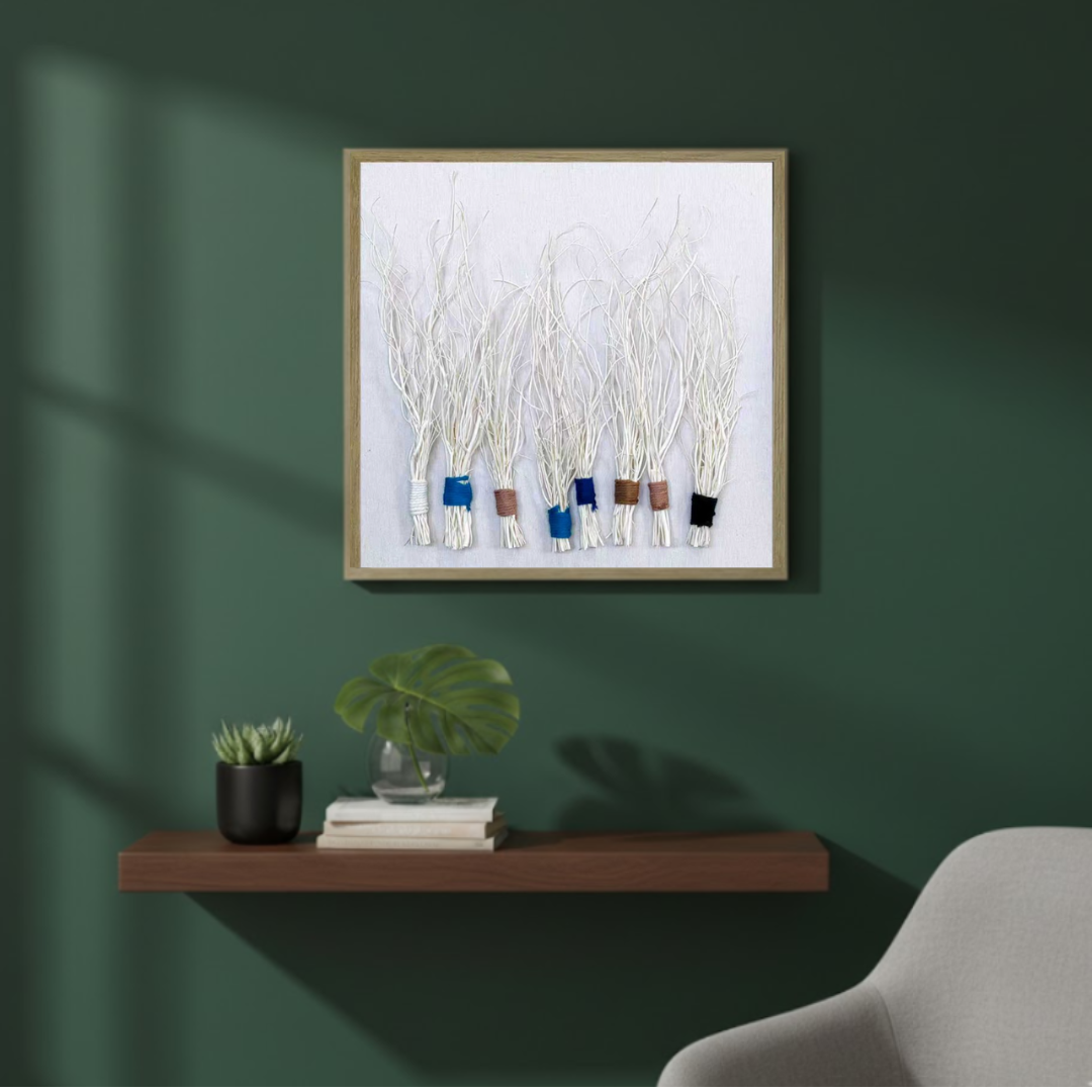 Elysian Layers Handmade 3D Textured Wall Painting