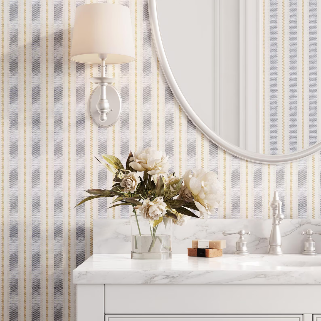 Whisperlane Soft Stripe Wallpaper