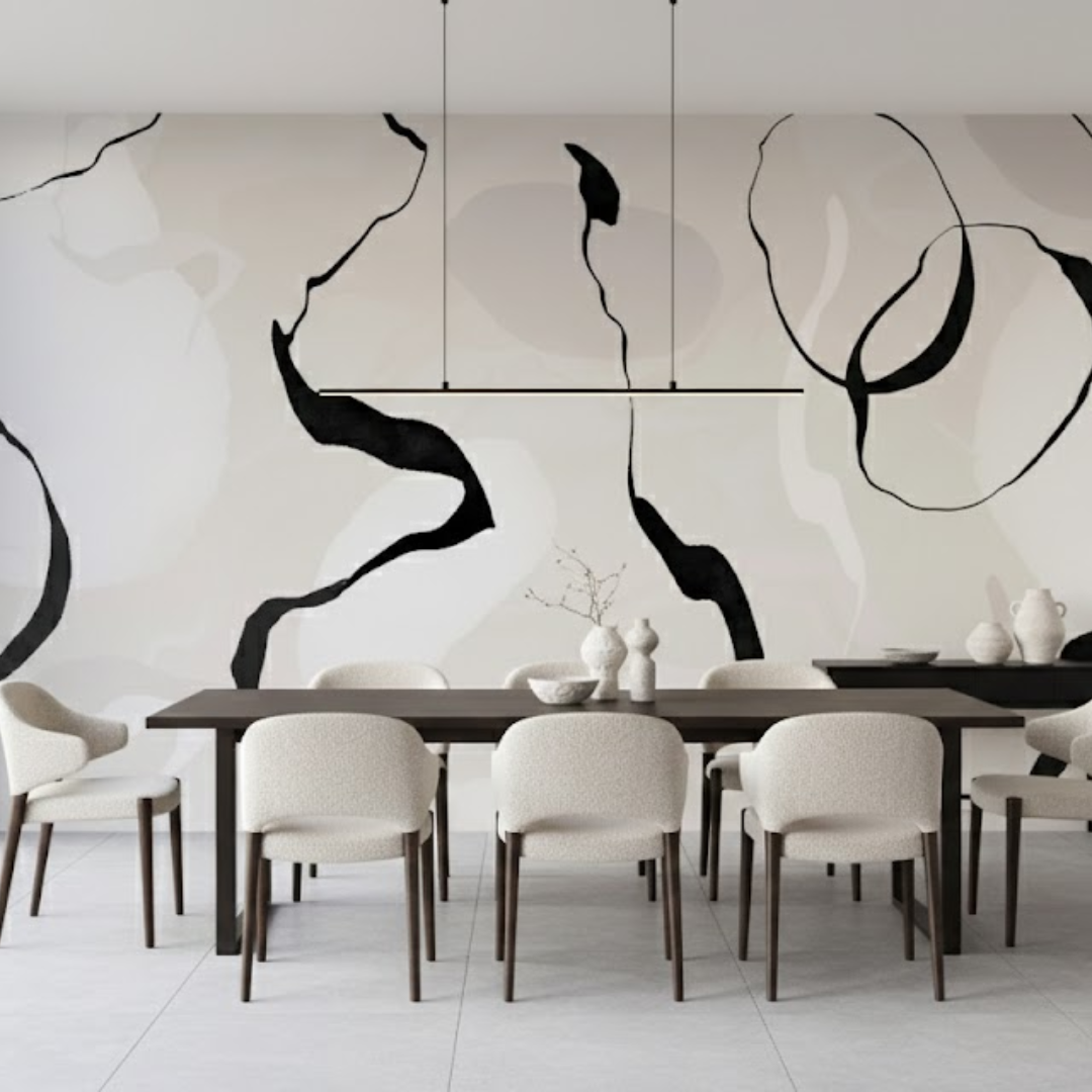 Velvetcrest Retro Arc Wallpaper