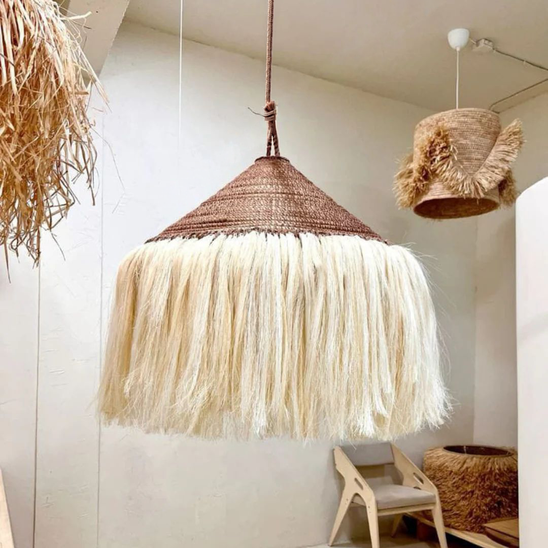 Coastal Boho Tassel Pendant Lamp