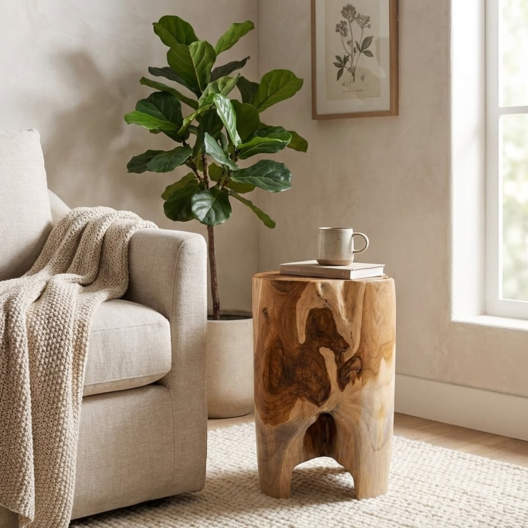 Teak Stool