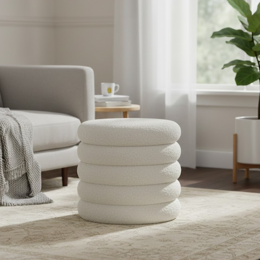 Arbor Cotton Pouf