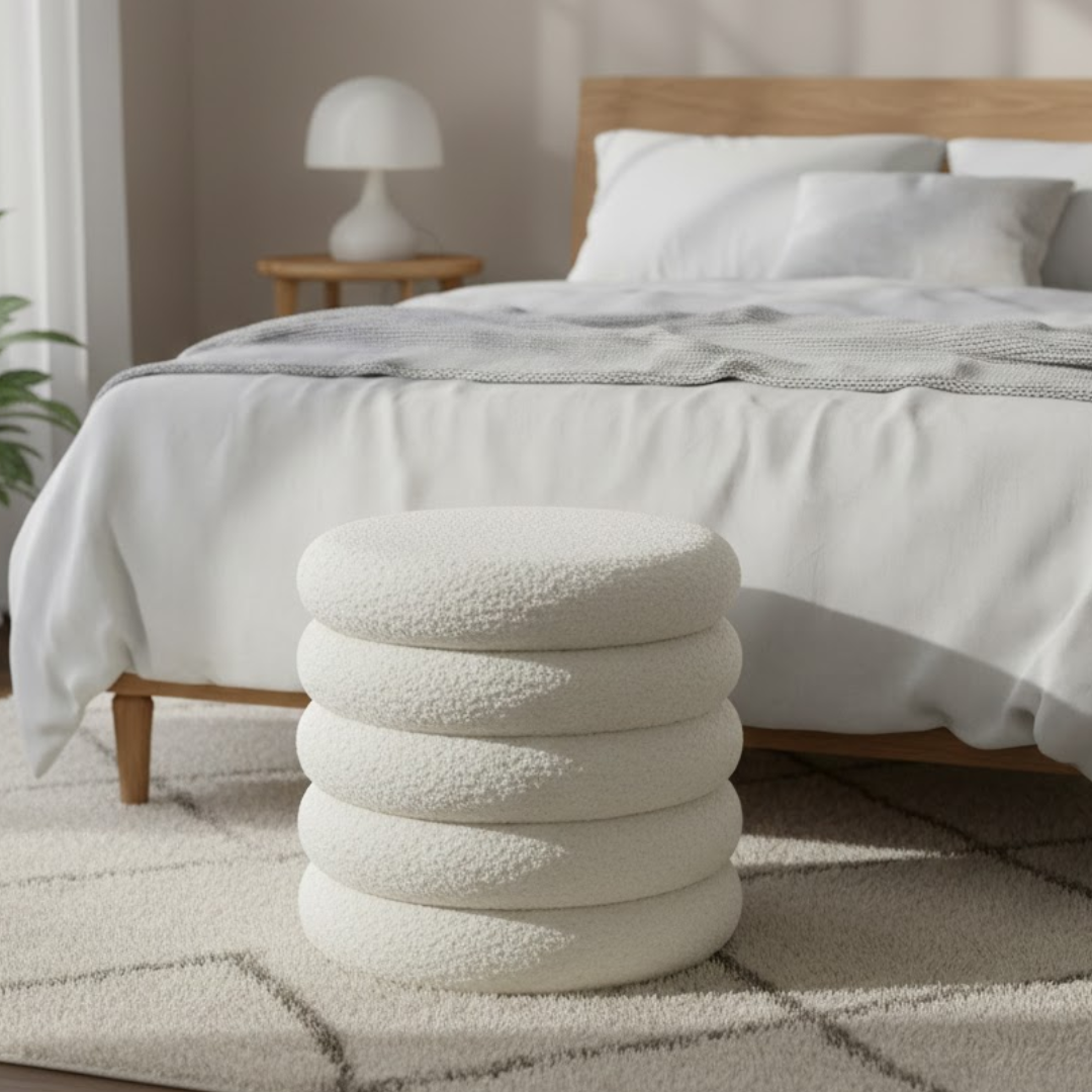 Arbor Cotton Pouf