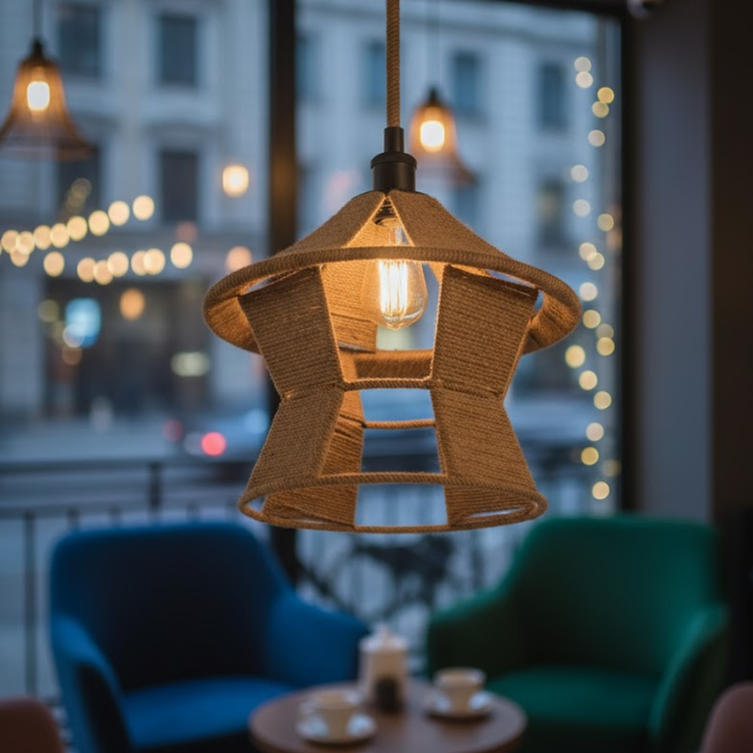 Dune Loom Jute Pendant Lamp