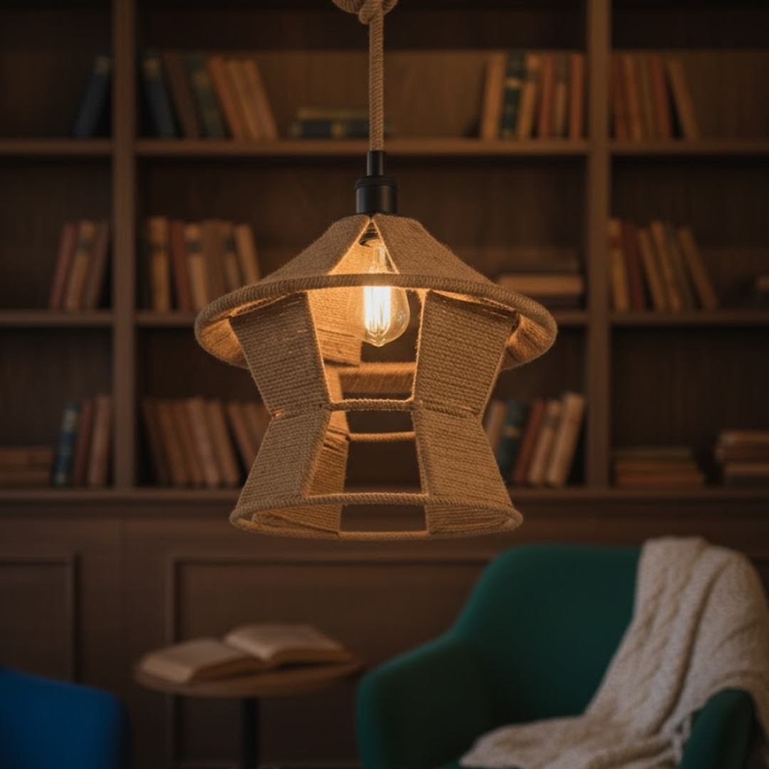 Dune Loom Jute Pendant Lamp