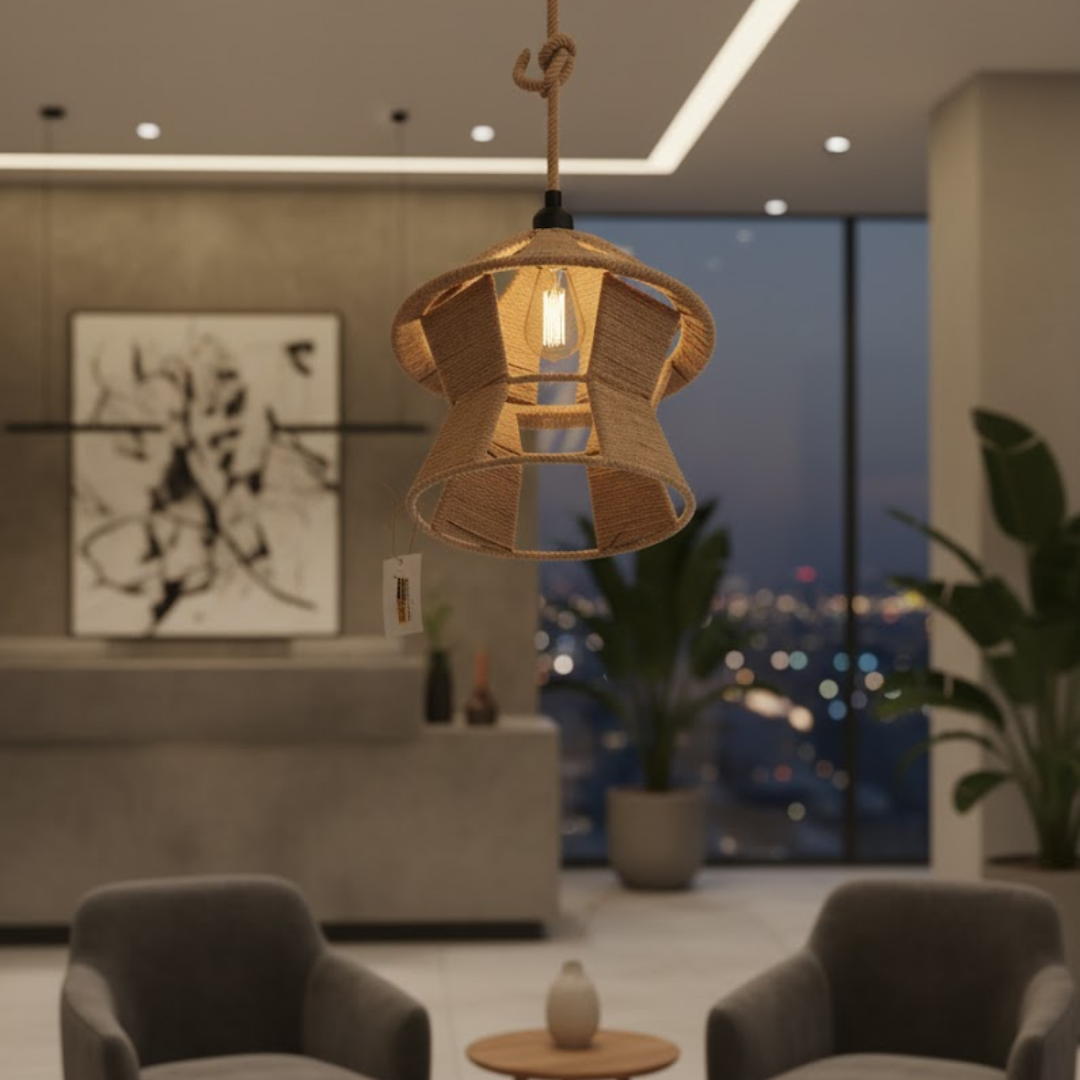 Dune Loom Jute Pendant Lamp
