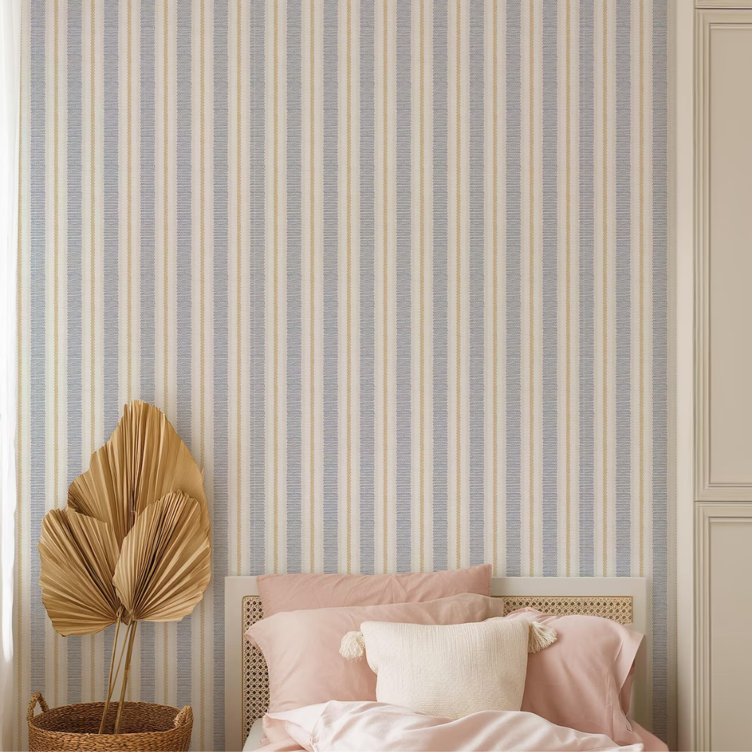 Whisperlane Soft Stripe Wallpaper