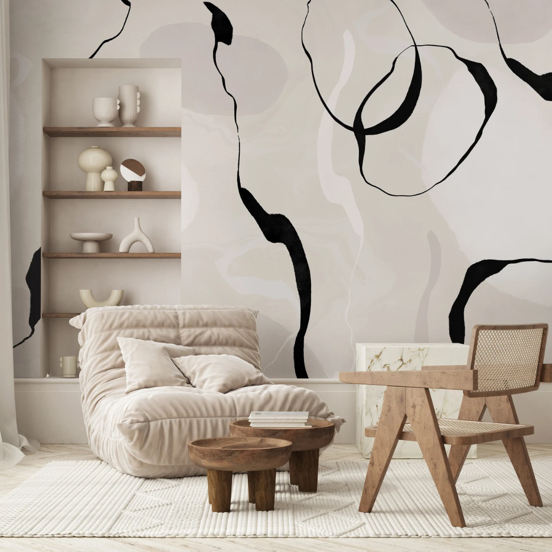 Velvetcrest Retro Arc Wallpaper