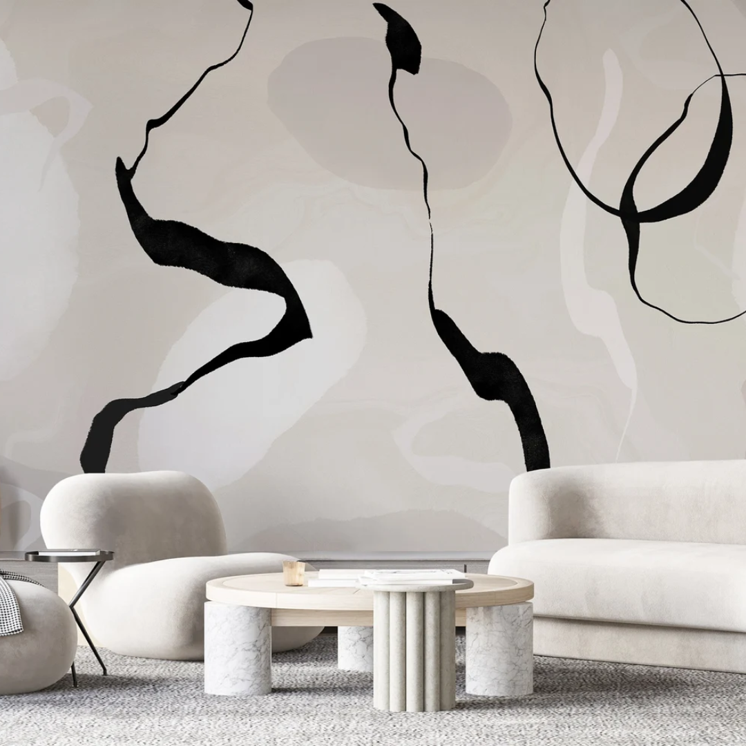 Velvetcrest Retro Arc Wallpaper