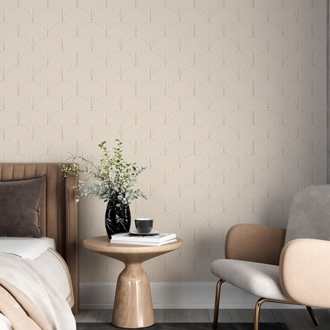 Serenata Soft Scallop Wallpaper