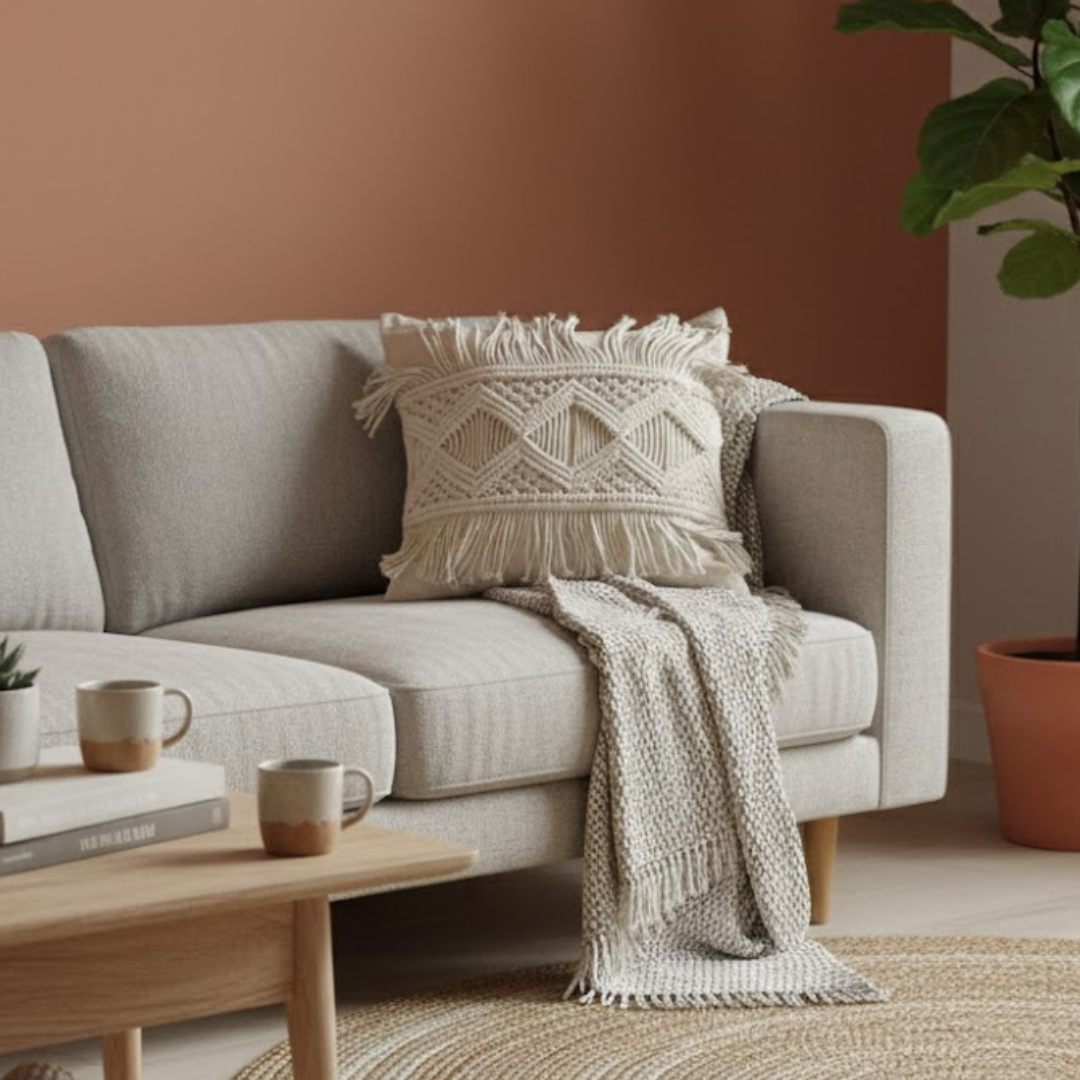 Loom Tassel Lumbar Cushion