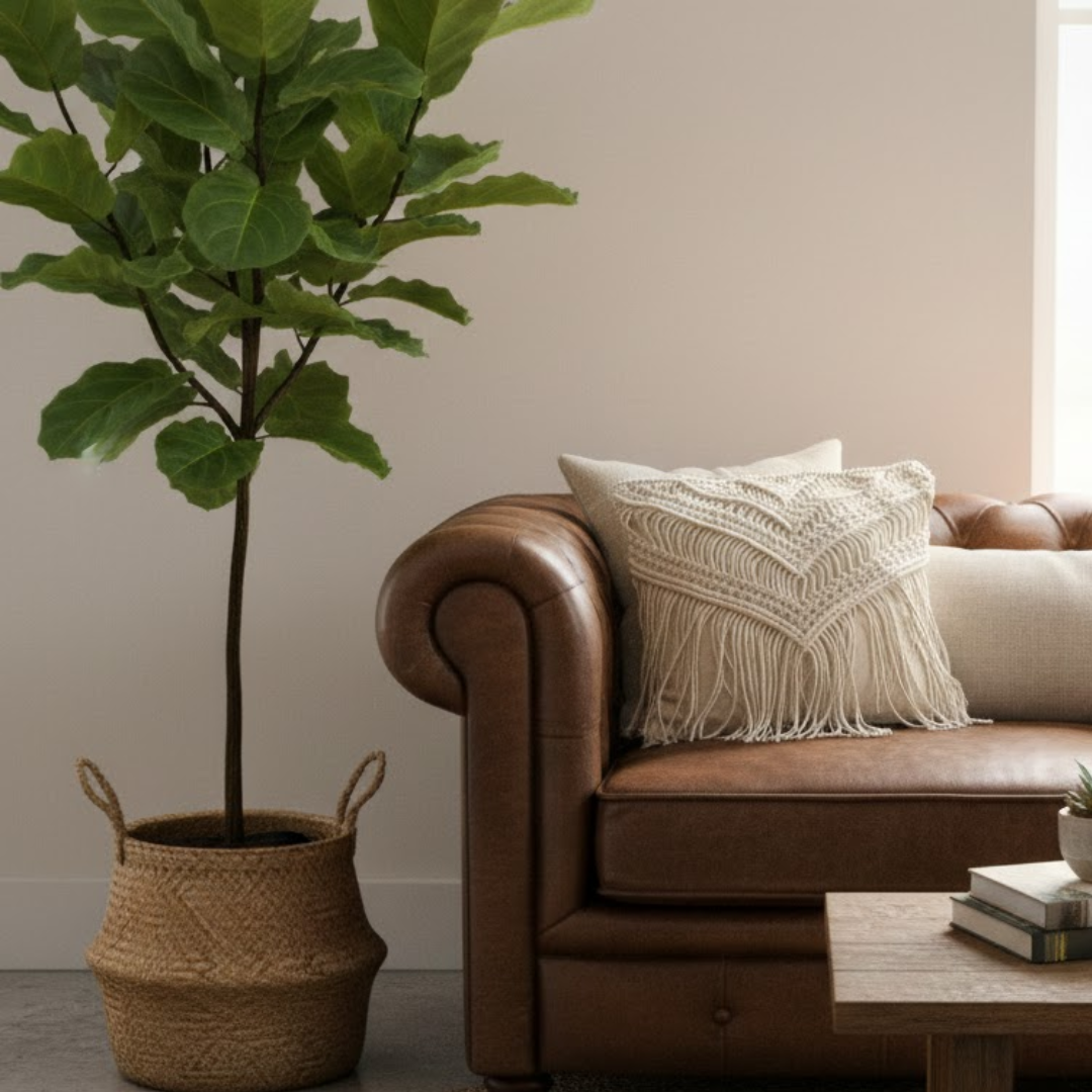 Woven Cascade Macrame Cushion