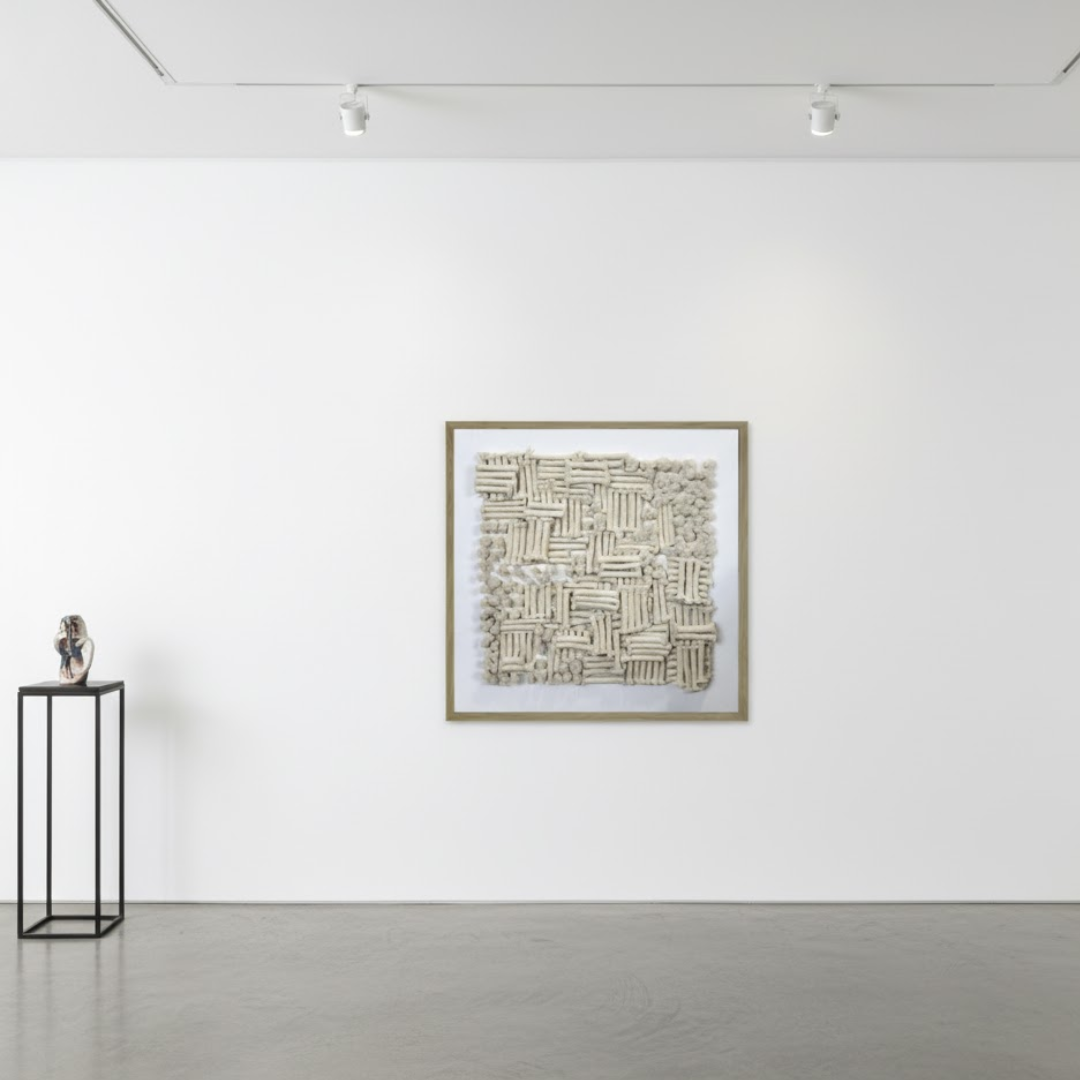 Solterra Woven Handmade 3D Textured Wall Painting