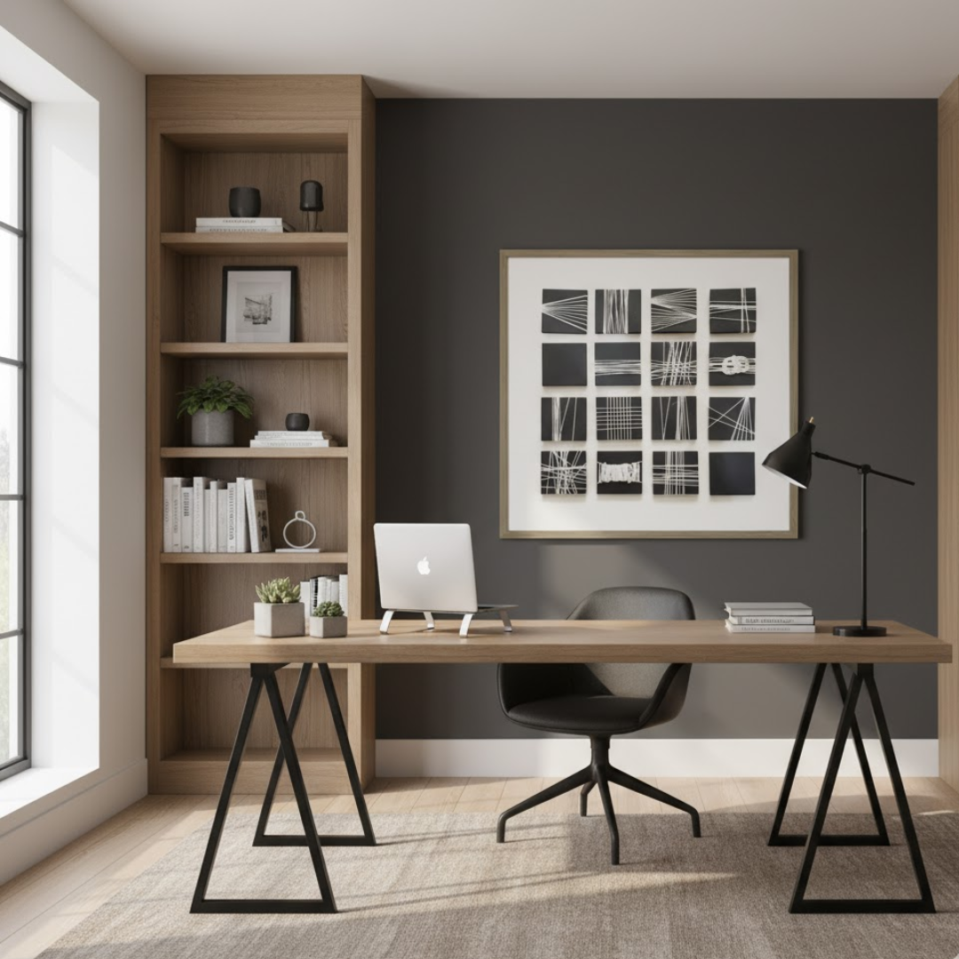 Lume Noir Handmade 3D Textured Wall Painting