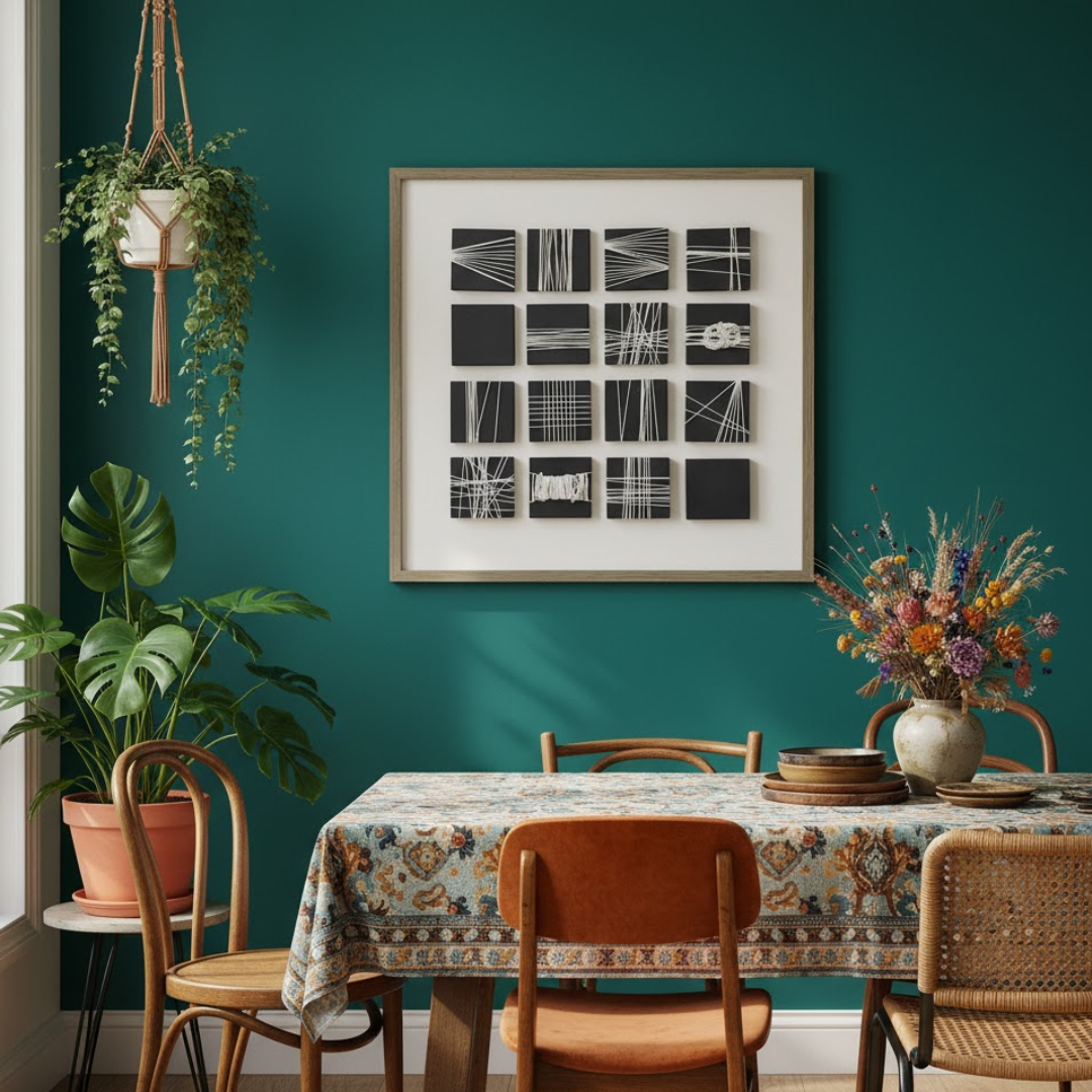 Lume Noir Handmade 3D Textured Wall Painting