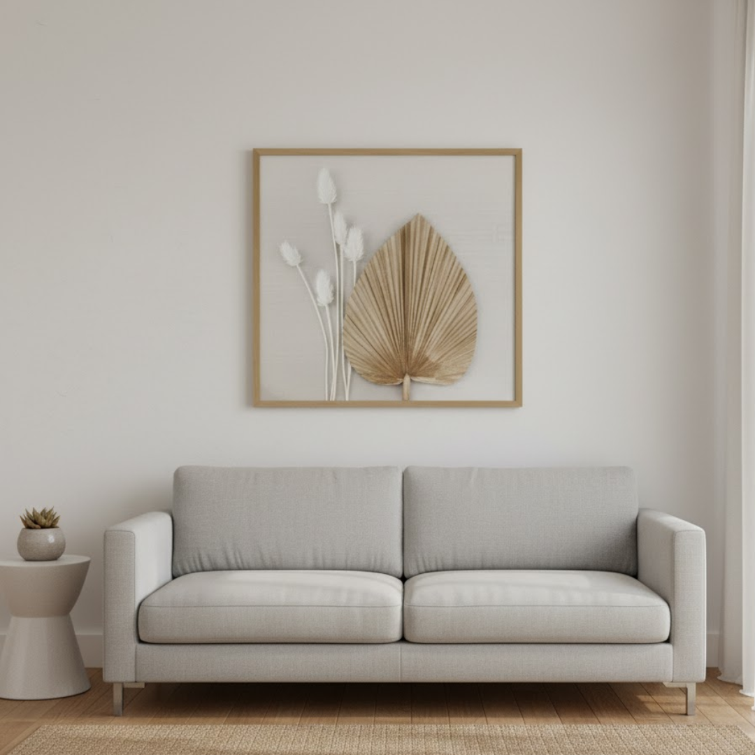 Sahara Whispers Handmade 3D Textured Wall Painting