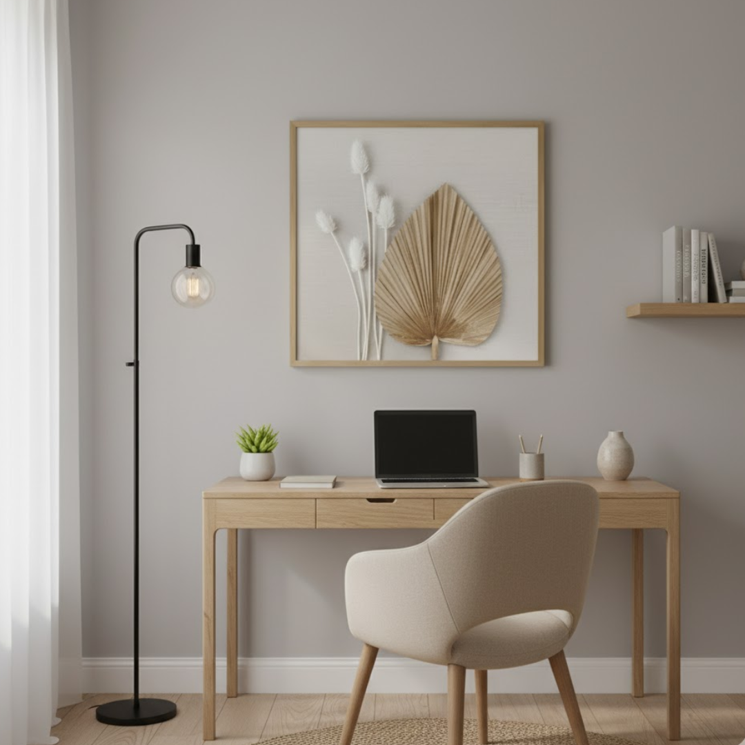 Sahara Whispers Handmade 3D Textured Wall Painting