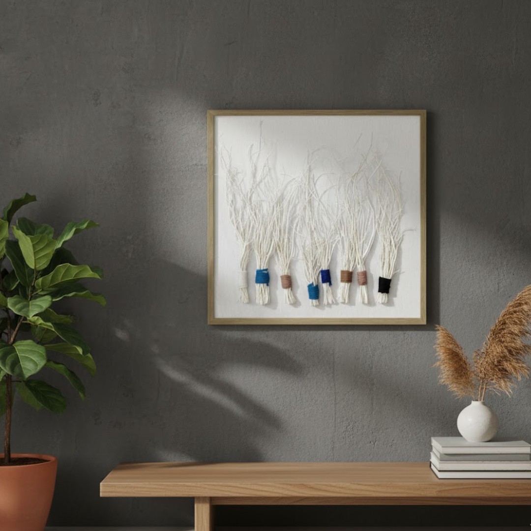 Elysian Layers Handmade 3D Textured Wall Painting