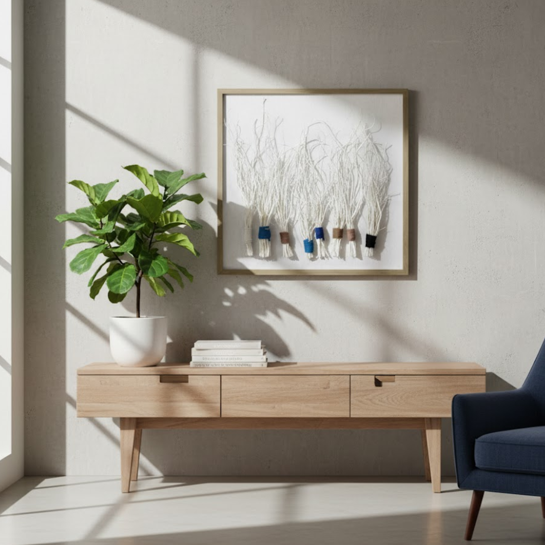 Elysian Layers Handmade 3D Textured Wall Painting