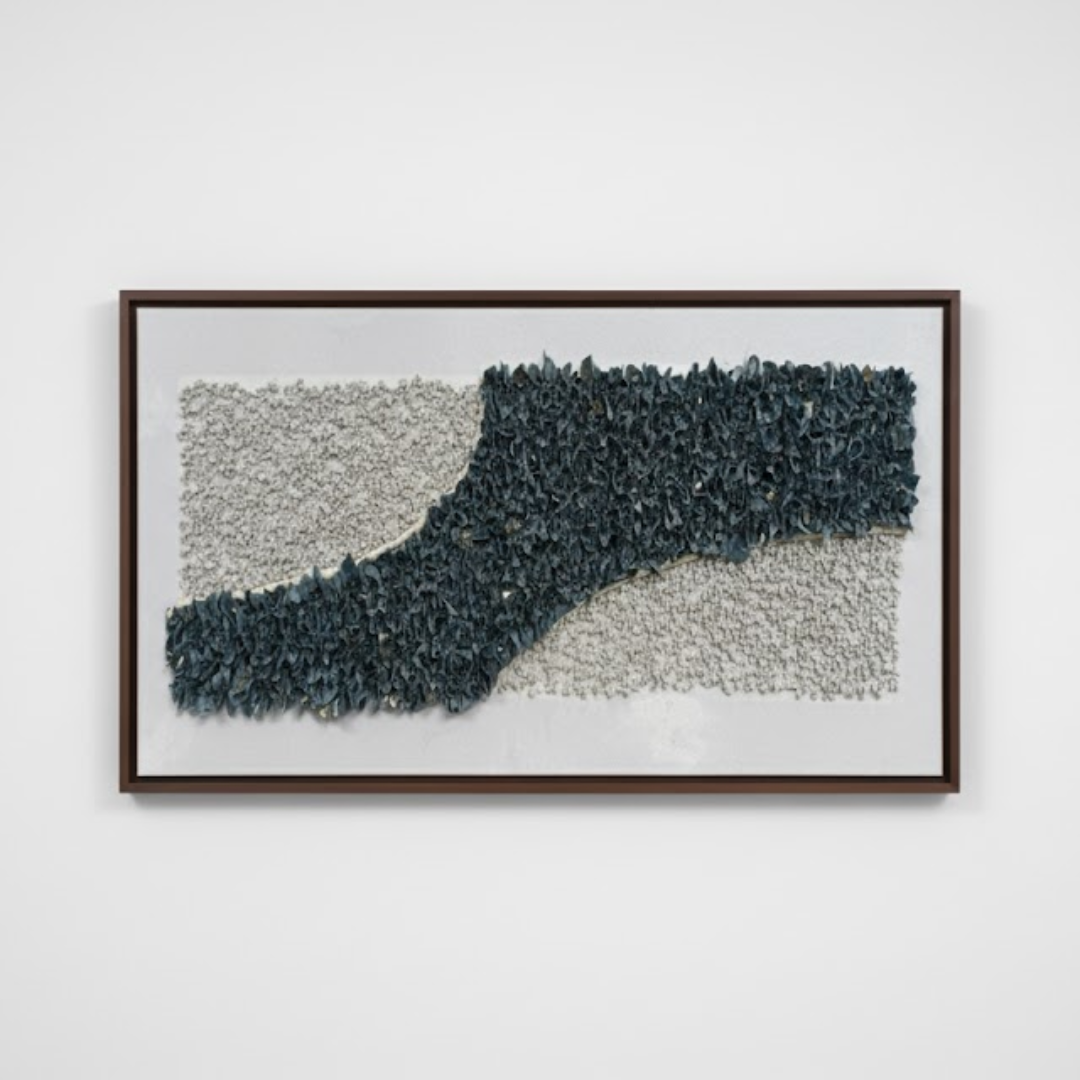 Flowing Current Handmade 3D Textured Wall Painting