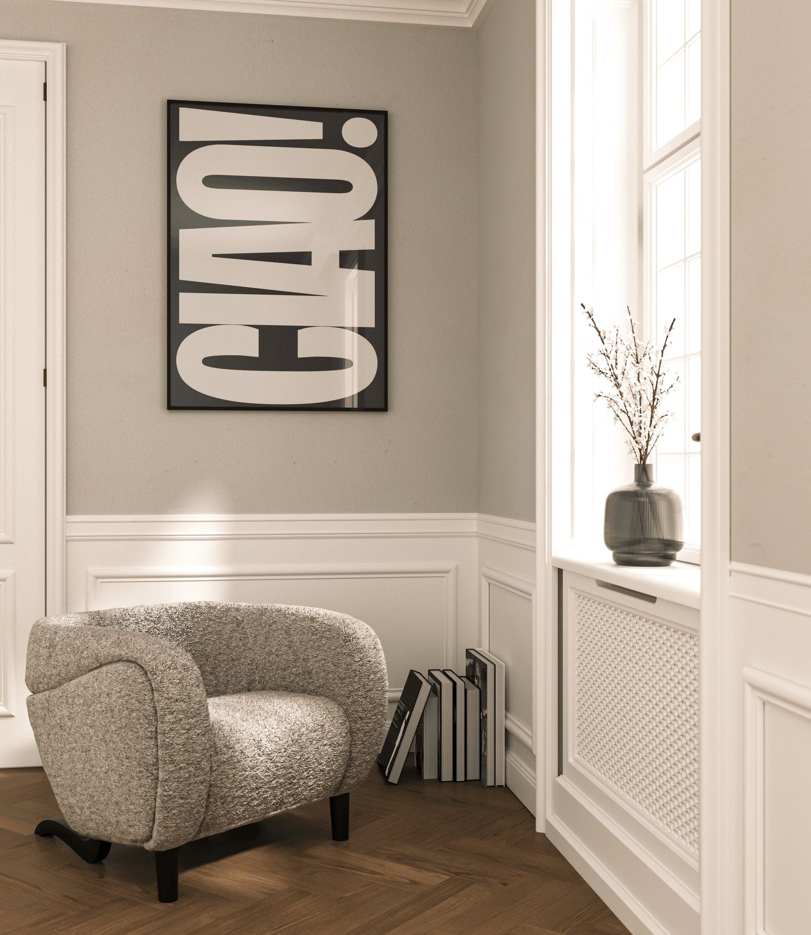 Ciao! Digital Art Poster