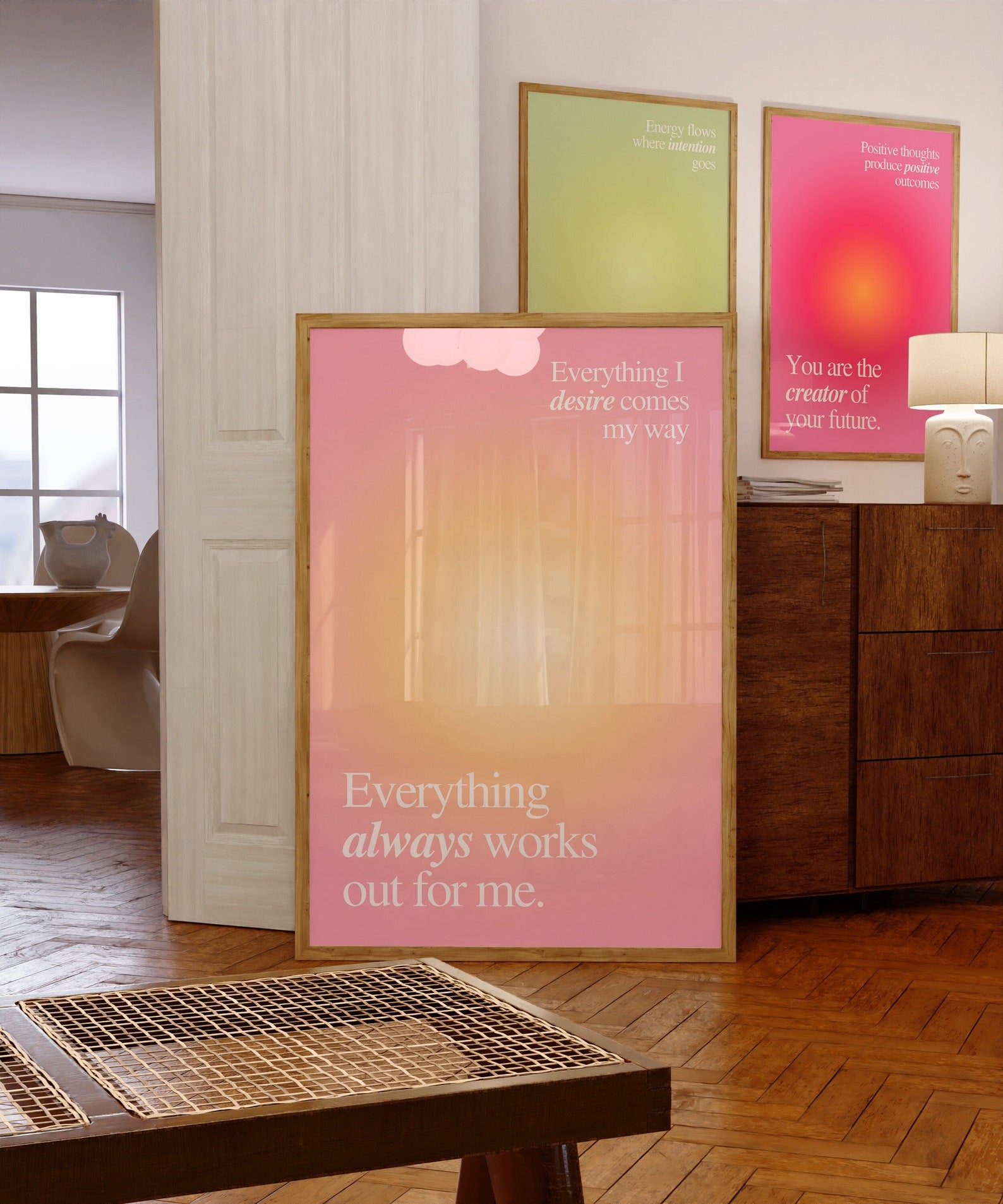 Radiant Aura Digital Art Poster