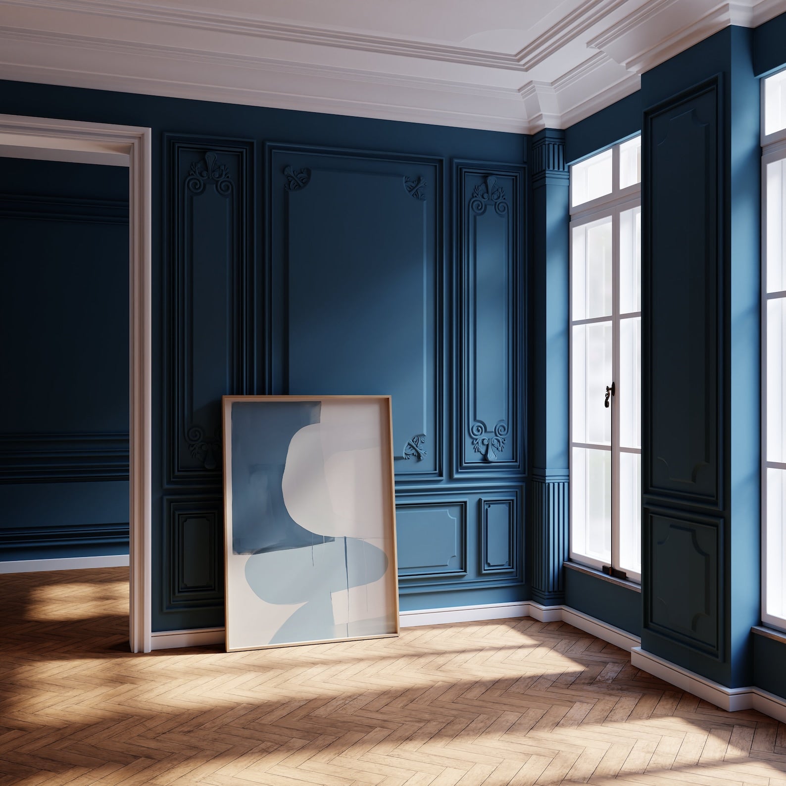Modern Abstract Digital Wall Painting