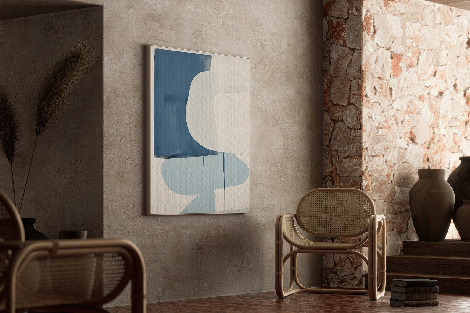 Modern Abstract Digital Wall Painting