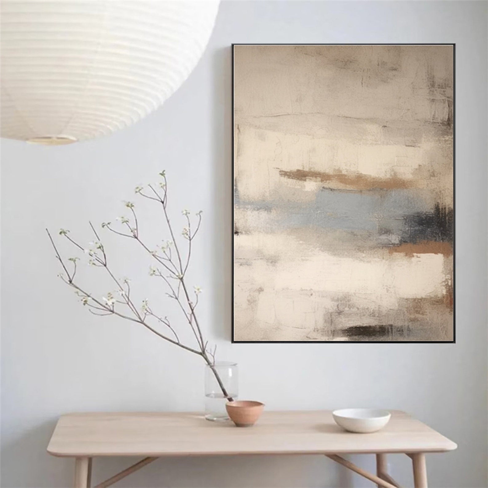 Dune Whisper Digital Wall Painting